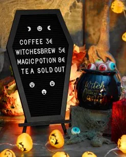 Sarg Buchstabentafel 12 Sarg Buchstabentafel -Grusel Dekor Geschaft sarg buchstabentafel coffin letterboard halloween und gothic deko 51485 3