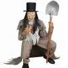 Sitzender Totengräber Halloween Animatronic -Grusel Dekor Geschaft scary gravedigger halloween animatronic halloween animated props halloween und horror deko 51250