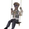 Schaukelnder Skelett Boy Animatronic -Grusel Dekor Geschaft schaukelnder skelett boy halloween animatronic halloween figur halloween deko 28011