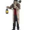 Scary Totengräber Mit Lampe Halloween Animatronic -Grusel Dekor Geschaft schauriger totengraeber mit lampe halloween animatronic halloween und horror deko scary gravedigger halloween prop 51255