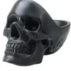 Schwarze Totenschädel Schale 27cm 1 Schwarze Totenschädel Schale 27cm -Grusel Dekor Geschaft schwarze totenkopf schale schwarze totenschaedel schale black skull trinket dish 53491 01