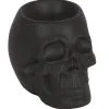 Schwarzer Totenschädel Duftöl Teelichthalter 1 Schwarzer Totenschädel Duftöl Teelichthalter -Grusel Dekor Geschaft schwarzer totenkopf duftoel teelichthalter schwarzer totenschaedel duftoel halter black skull oil burner tealight holder 50821 01