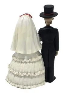 Skelett Hochzeitspaar 14 Cm 7 Skelett Hochzeitspaar 14 Cm -Grusel Dekor Geschaft skelett brautpaar day of the dead hochzeitspaar dia de los muertos brautpaar 36506 03