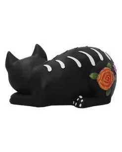 Schlafende Sugar Skull Katze 22cm -Grusel Dekor Geschaft sleepy sugar skull katze schlafende sugar skull katze sleepy sugar skull cat 50725 04