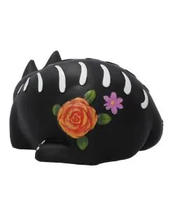 Schlafende Sugar Skull Katze 22cm -Grusel Dekor Geschaft sleepy sugar skull katze schlafende sugar skull katze sleepy sugar skull cat 50725 05