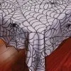 Tischdecke Spinnweben Spitze -Grusel Dekor Geschaft spinnweben spitzen tischdecke lace tablecloth spiderweb halloween tischdeko 52659