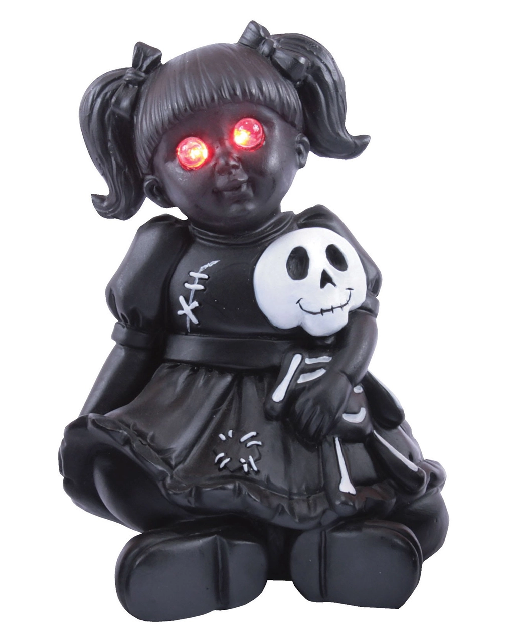 Gothic Puppe Mit Roten LED Augen 3 Gothic Puppe Mit Roten LED Augen