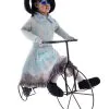 Unheimliches Geistermädchen Auf Fahrrad -Grusel Dekor Geschaft spooky geistermaedchen auf fahrrad spooky ghost girl on bicycle halloween animatronic 51454 01