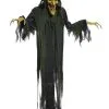 Sprechende Sumpfhexe Hängefigur 180cm 1 Sprechende Sumpfhexe Hängefigur 180cm -Grusel Dekor Geschaft sprechende sumpfhexe mit lich und sound sumpfhexe haengefigur halloween hanging witch 39023