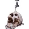 Tapped Drowning Totenkopf -Grusel Dekor Geschaft tapped drowning totenschaedel deko gothic halloween und horror deko tapped drowning skull decor 51004