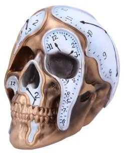 Die Zeit Vergeht Uhren Schädel 17,5cm 10 Die Zeit Vergeht Uhren Schädel 17,5cm -Grusel Dekor Geschaft time goes by uhren schaedel 175cm time goes by clock skull die zeit vergeht totenkopf gothic deko 53997 3