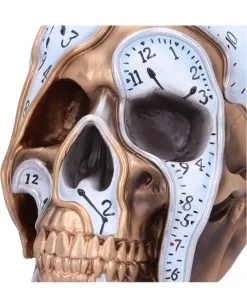 Die Zeit Vergeht Uhren Schädel 17,5cm 12 Die Zeit Vergeht Uhren Schädel 17,5cm -Grusel Dekor Geschaft time goes by uhren schaedel 175cm time goes by clock skull die zeit vergeht totenkopf gothic deko 53997 5