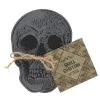 Totenschädel Untersetzer Set 4 St. -Grusel Dekor Geschaft totenkopf untersetzer totenschaedel untersetzer skull coasters halloween tischdeko 50706 01