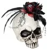 Totenkopf Mit Blume & Augapfel -Grusel Dekor Geschaft totenschaedel mit blume und augapfel skull with flower and eyeball 39666 01