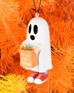 Trick Or Treat Geist Christbaumkugel 8,9cm -Grusel Dekor Geschaft trick or treat geist weihnachtskugel halloween und horror weihnachtsdeko und ornamente tot ghost ornament 54750 5