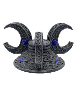 Dreifach Mond Kristallkugel Halter 10cm -Grusel Dekor Geschaft triple moon kristallkugel halter triple moon wahrsagekugel halter triple moon crystal ball holder 50793 06