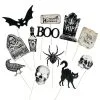Antike Halloween Photo Sticks 12 St. -Grusel Dekor Geschaft vintage halloween photo sticks vintage halloween foto sticks partyzubehoer 51506 01