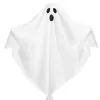 Weißes Gespenst Hängefigur 41cm -Grusel Dekor Geschaft weisser geist haengefigur weisses gespenst haengefigur halloween deko white ghost hanging prop 51736 01