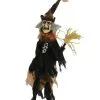 Strampelnde Hexe Hängefigur -Grusel Dekor Geschaft zappelnde hexe haengefigur kicking witch hanging prop halloween deko 54107 01