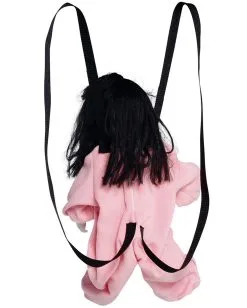 Animierte Zombie Puppe Zum Umschnallen 57cm -Grusel Dekor Geschaft zappelnde zombie puppe zum umschnallen fidgeting zombie strap on doll halloween animatronic rucksack 53370 4