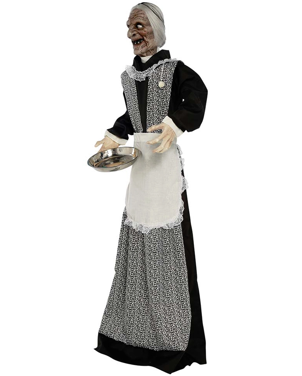 Zombie Dienstmagd Mit Licht & Sound 155cm 4 Zombie Dienstmagd Mit Licht & Sound 155cm – Bild 2